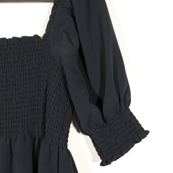 NWOT Hill House Athena Nap Dress in Black Crepe Size Large - Picture 10 of 12